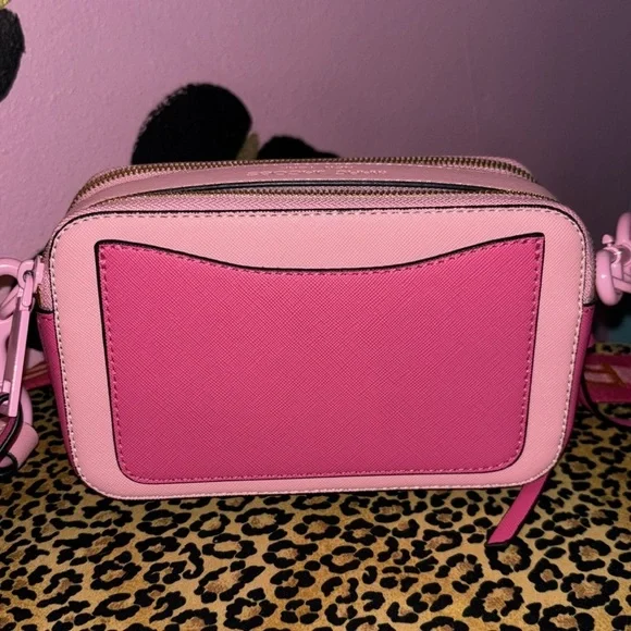 SNAPSHOT MARC JACOB CROSSBODY BAG PINK COLOR BLOCK - Picture 3 of 11